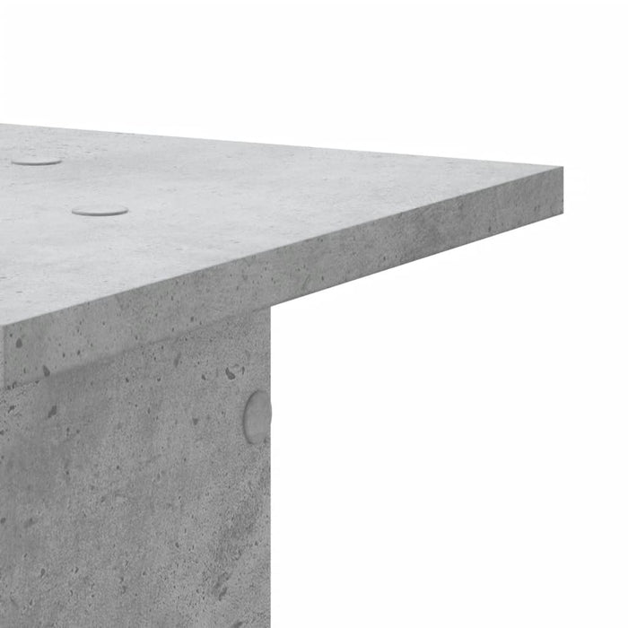 Suporturi difuzoare 2 buc. gri beton 30x30x60 cm lemn prelucrat - WALTI WALTI