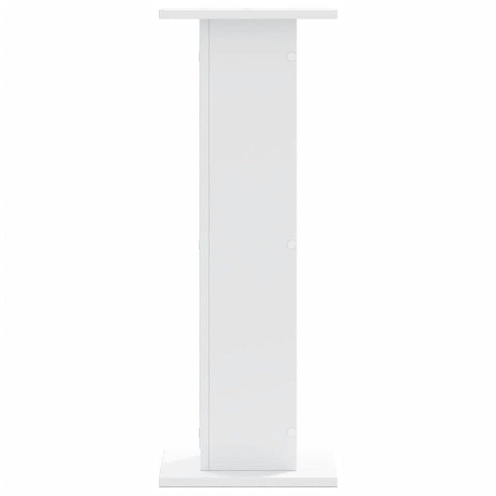 Suporturi difuzoare, 2 buc., alb, 30x30x80 cm, lemn prelucrat - WALTI WALTI