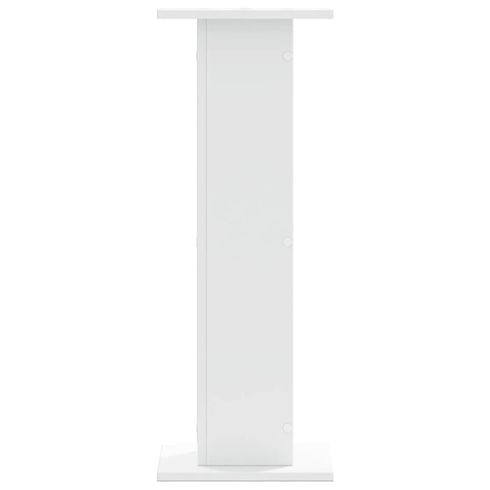 Suporturi difuzoare, 2 buc., alb, 30x30x80 cm, lemn prelucrat - WALTI WALTI