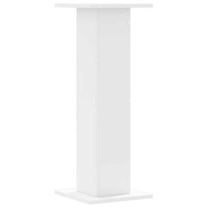 Suporturi difuzoare, 2 buc., alb, 30x30x80 cm, lemn prelucrat - WALTI WALTI