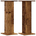 Noptiere, 2 buc., lemn vechi, 30x30x80 cm, lemn prelucrat - WALTI WALTI