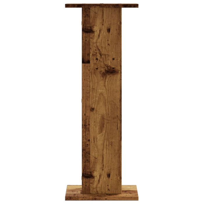 Noptiere, 2 buc., lemn vechi, 30x30x80 cm, lemn prelucrat - WALTI WALTI