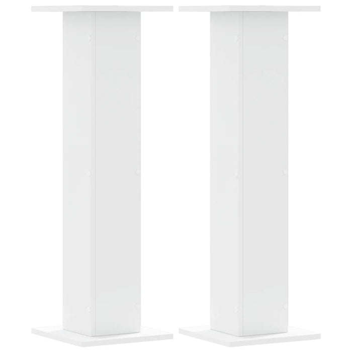 Suporturi difuzoare, 2 buc., alb, 30x30x95 cm, lemn prelucrat - WALTI WALTI