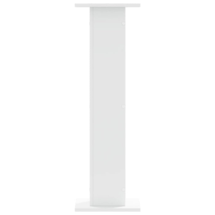 Suporturi difuzoare, 2 buc., alb, 30x30x95 cm, lemn prelucrat - WALTI WALTI