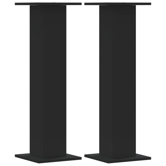 Noptiere, 2 buc., negru, 30x30x95 cm, lemn prelucrat - WALTI WALTI