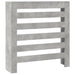Mască pentru calorifer, gri beton, 78x20x82 cm, lemn prelucrat - WALTI WALTI