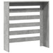 Mască pentru calorifer, gri beton, 78x20x82 cm, lemn prelucrat - WALTI WALTI