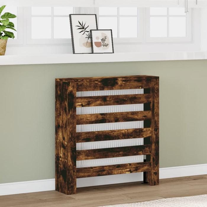 Mască pentru calorifer stejar fumuriu 78x20x82cm lemn prelucrat - WALTI WALTI