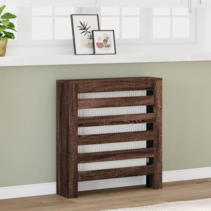 Mască pentru calorifer stejar maro 78x20x82 cm lemn prelucrat - WALTI WALTI