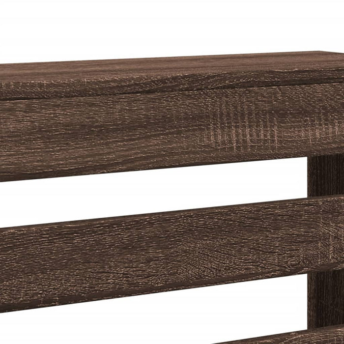 Mască pentru calorifer stejar maro 104x20x82 cm lemn prelucrat - WALTI WALTI