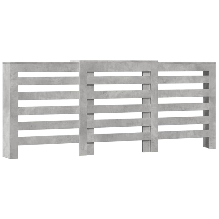 Mască pentru calorifer gri beton 205x21,5x83,5cm lemn prelucrat - WALTI WALTI