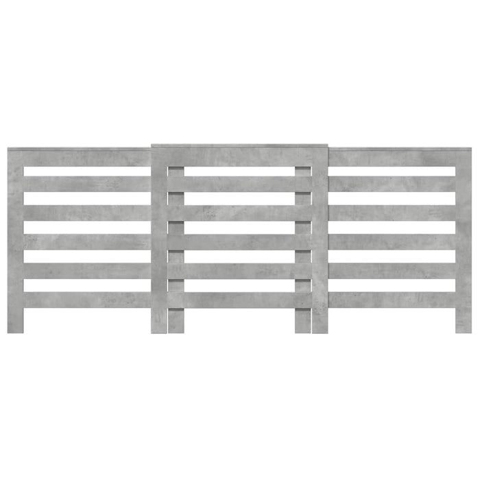 Mască pentru calorifer gri beton 205x21,5x83,5cm lemn prelucrat - WALTI WALTI