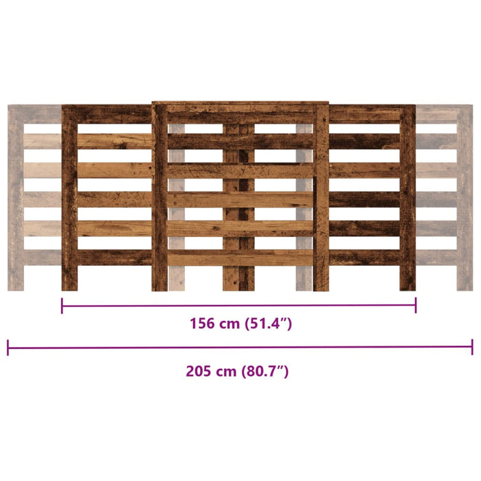 Mască pentru calorifer lemn vechi 205x21,5x83,5 cm lemn - WALTI WALTI