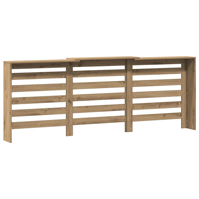 Mască pentru calorifer stejar artizanal 205x21,5x83,5 cm lemn - WALTI WALTI