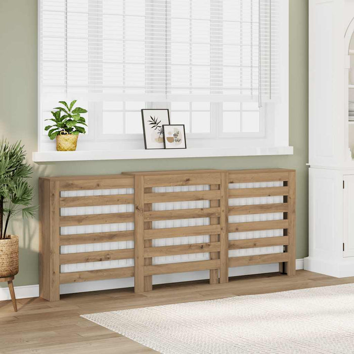 Mască pentru calorifer stejar artizanal 205x21,5x83,5 cm lemn - WALTI WALTI