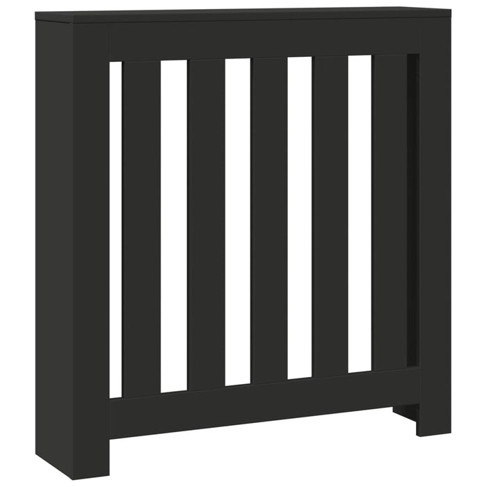 Mască pentru calorifer, negru, 78x20x82 cm, lemn prelucrat - WALTI WALTI