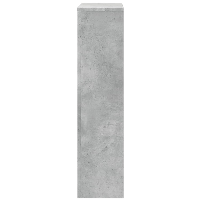 Mască pentru calorifer, gri beton, 78x20x82 cm, lemn prelucrat - WALTI WALTI