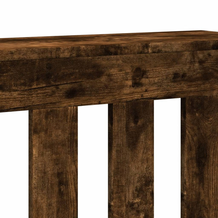 Mască pentru calorifer stejar fumuriu 78x20x82cm lemn prelucrat - WALTI WALTI