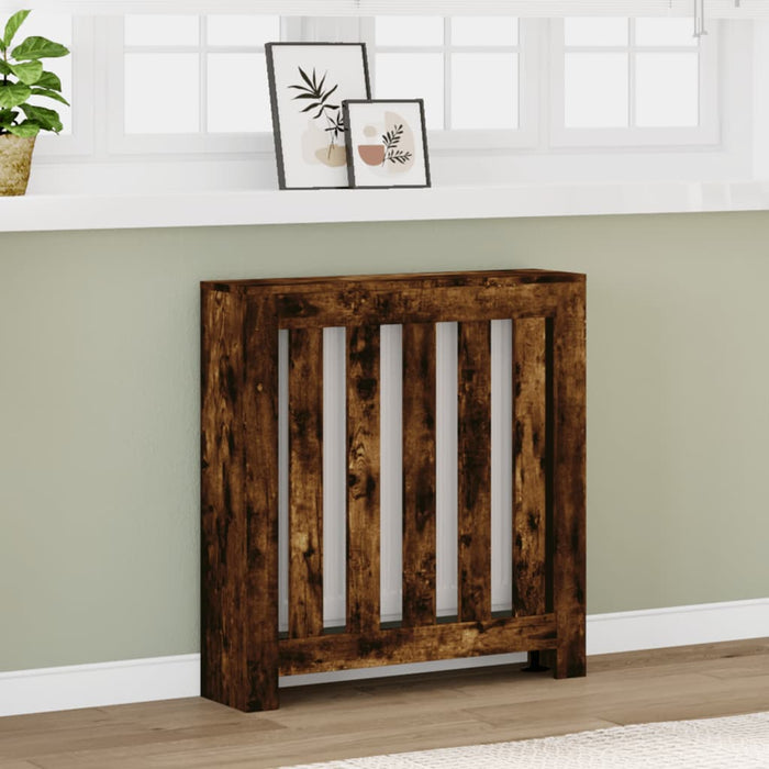 Mască pentru calorifer stejar fumuriu 78x20x82cm lemn prelucrat - WALTI WALTI