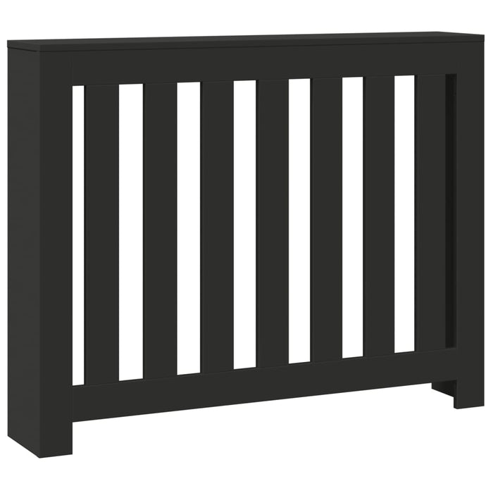 Mască pentru calorifer, negru, 104x20x82 cm, lemn prelucrat - WALTI WALTI