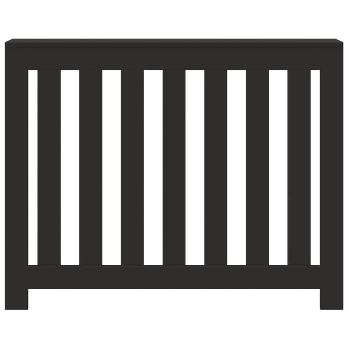 Mască pentru calorifer, negru, 104x20x82 cm, lemn prelucrat - WALTI WALTI