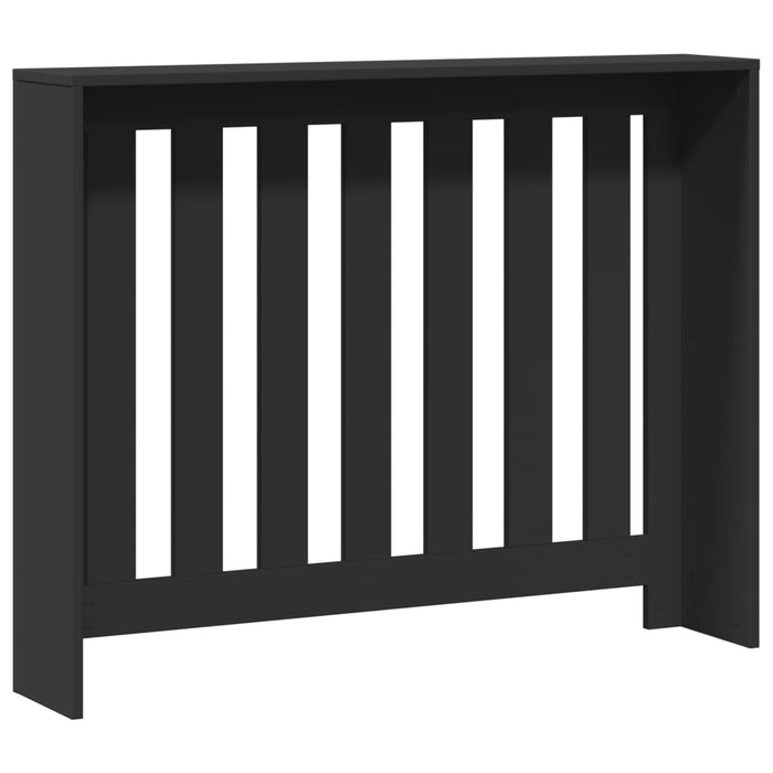Mască pentru calorifer, negru, 104x20x82 cm, lemn prelucrat - WALTI WALTI
