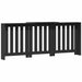 Mască pentru calorifer, negru, 205x21,5x83,5 cm, lemn prelucrat - WALTI WALTI