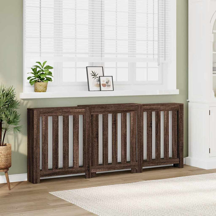 Mască pentru calorifer stejar maro 205x21,5x83,5 cm lemn - WALTI WALTI