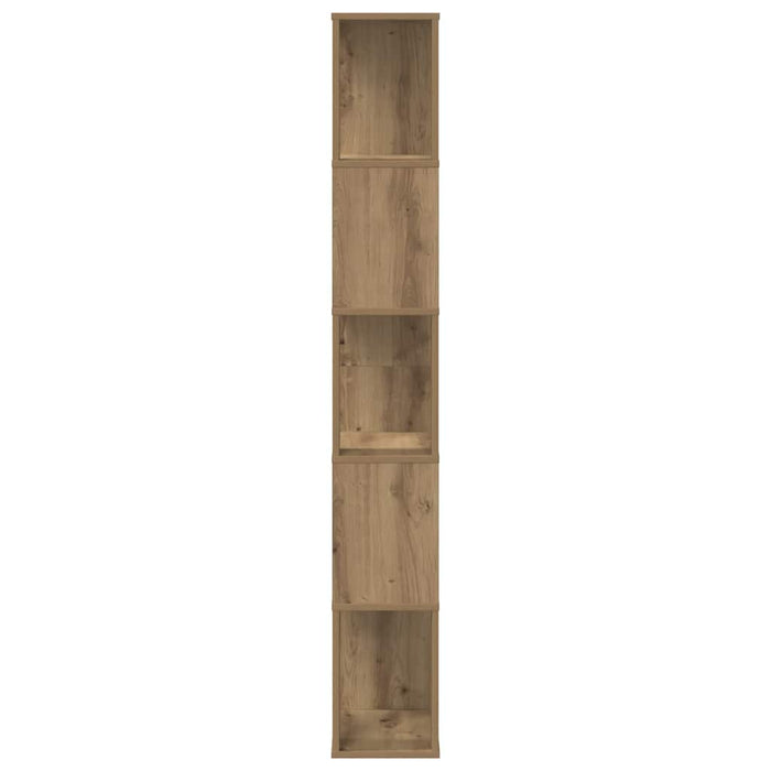 Bibliotecă 5 niveluri stejar artizanal 45x23,5x162,5 cm lemn - WALTI WALTI