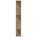 Bibliotecă 5 niveluri stejar artizanal 45x23,5x162,5 cm lemn - WALTI WALTI