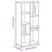 Bibliotecă, lemn vechi, 50x25x105 cm, lemn prelucrat - WALTI WALTI