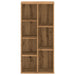 Bibliotecă, stejar artizanal, 50x25x105 cm, lemn prelucrat - WALTI WALTI