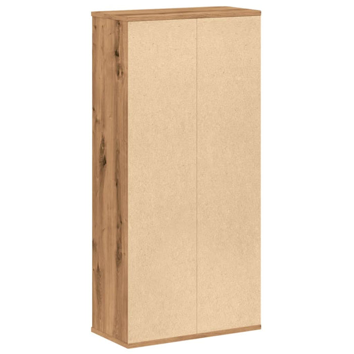 Bibliotecă, stejar artizanal, 50x25x105 cm, lemn prelucrat - WALTI WALTI