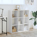Bibliotecă, alb, 102x32x102 cm, lemn prelucrat - WALTI WALTI