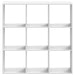 Bibliotecă, alb, 102x32x102 cm, lemn prelucrat - WALTI WALTI