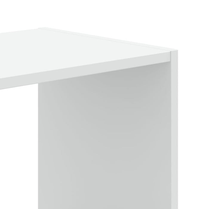 Bibliotecă, alb, 102x32x102 cm, lemn prelucrat - WALTI WALTI