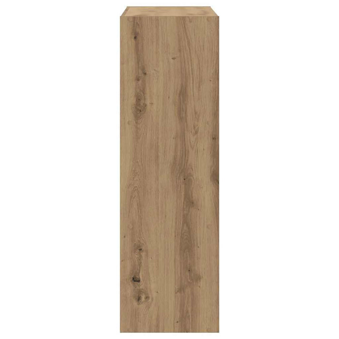 Bibliotecă, stejar artizanal, 102x32x102 cm, lemn prelucrat - WALTI WALTI