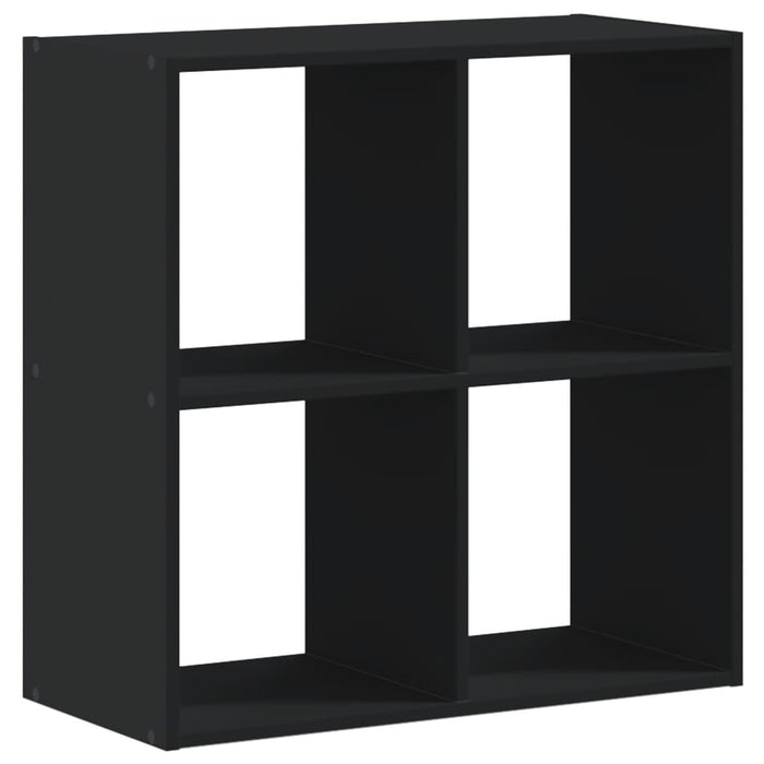 Bibliotecă, negru, 68,5x32x68,5 cm, lemn prelucrat - WALTI WALTI