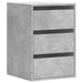 Dulap colț cu sertare gri beton 40x41x58 cm lemn prelucrat - WALTI WALTI