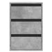 Dulap colț cu sertare gri beton 40x41x58 cm lemn prelucrat - WALTI WALTI