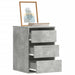 Dulap colț cu sertare gri beton 40x41x58 cm lemn prelucrat - WALTI WALTI