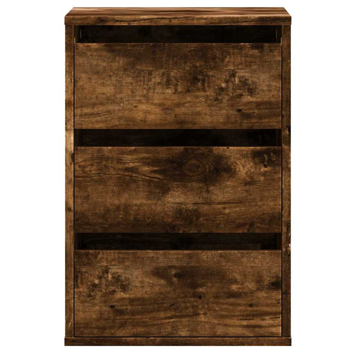 Dulap colț cu sertare stejar fumuriu 40x41x58 cm lemn prelucrat - WALTI WALTI