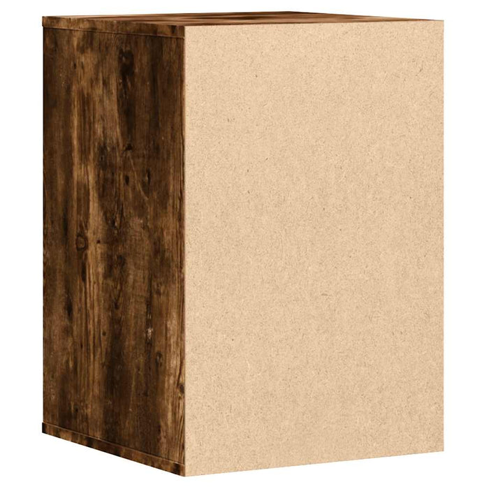 Dulap colț cu sertare stejar fumuriu 40x41x58 cm lemn prelucrat - WALTI WALTI