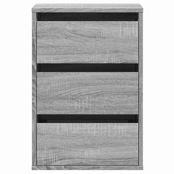 Dulap colț cu sertare sonoma gri 40x41x58 cm lemn prelucrat - WALTI WALTI