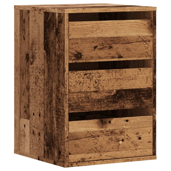 Dulap colț cu sertare lemn vechi 40x41x58 cm lemn prelucrat - WALTI WALTI