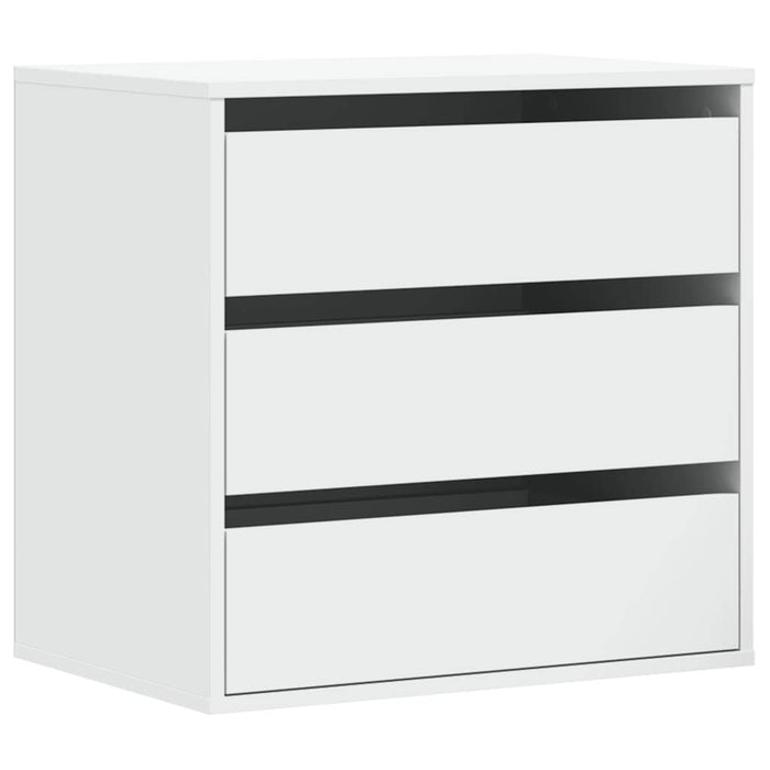 Dulap colț cu sertare alb 60x41x58 cm lemn prelucrat - WALTI WALTI
