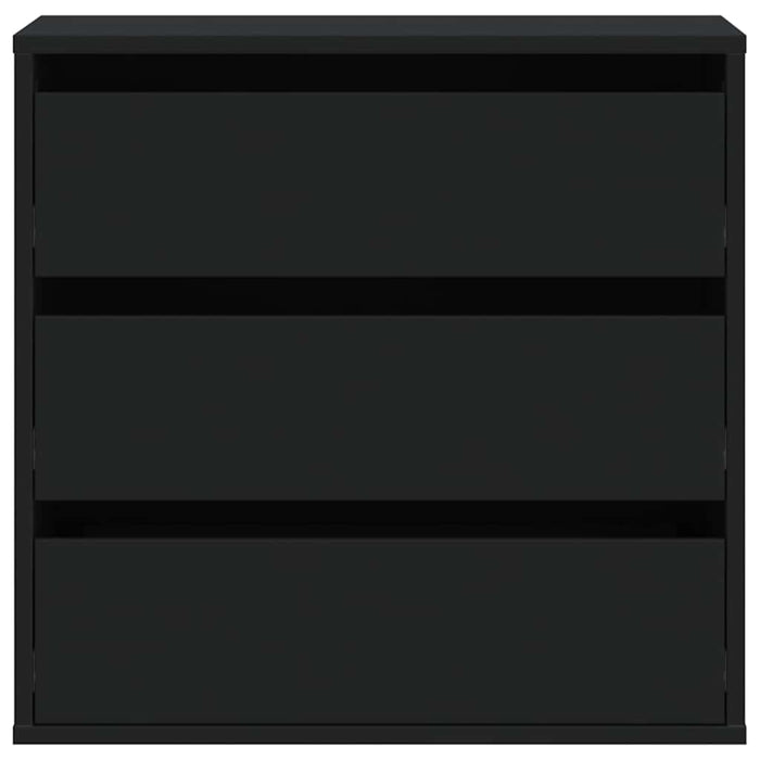 Dulap colț cu sertare negru 60x41x58 cm lemn prelucrat - WALTI WALTI