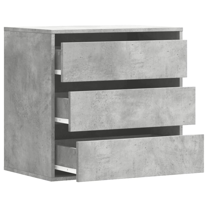 Dulap colț cu sertare gri beton 60x41x58 cm lemn prelucrat - WALTI WALTI