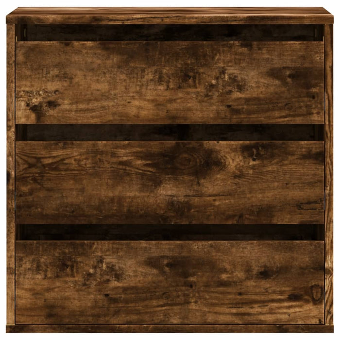 Dulap colț cu sertare stejar fumuriu 60x41x58 cm lemn prelucrat - WALTI WALTI