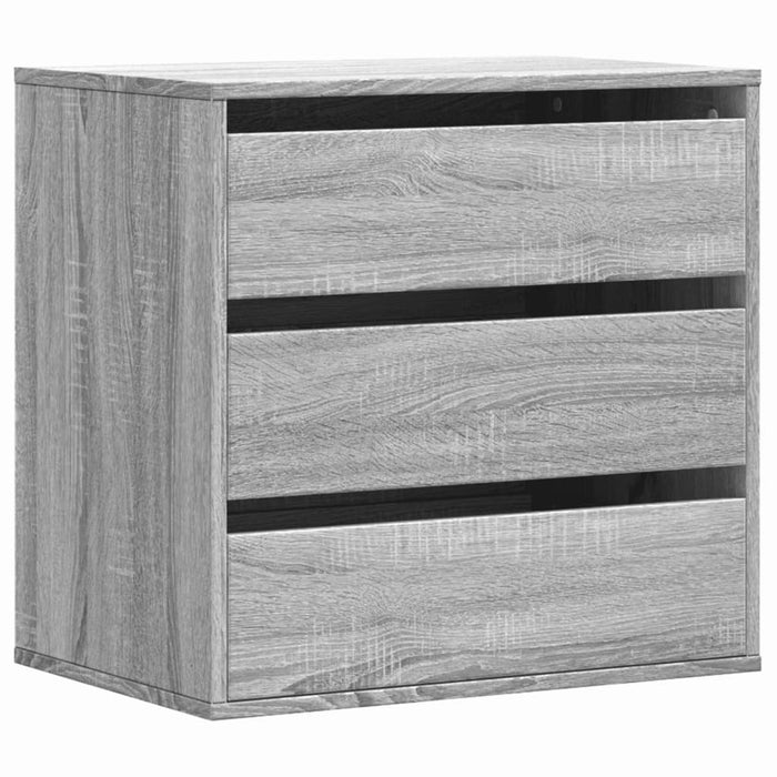 Dulap colț cu sertare sonoma gri 60x41x58 cm lemn prelucrat - WALTI WALTI